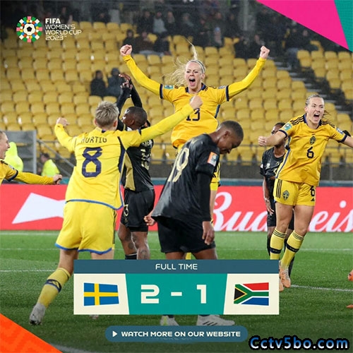 瑞典女足  2 - 1  南非女足 