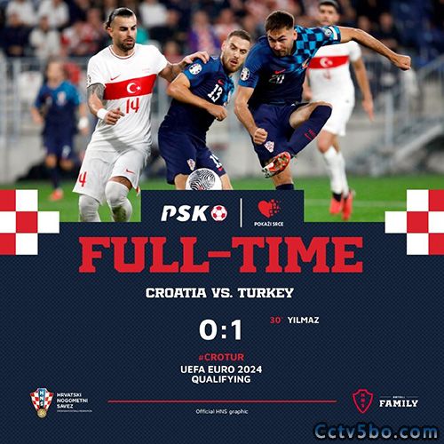 克罗地亚  0 - 1  土耳其