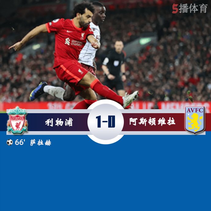 英超第16轮 利物浦  1 - 0  阿斯顿维拉