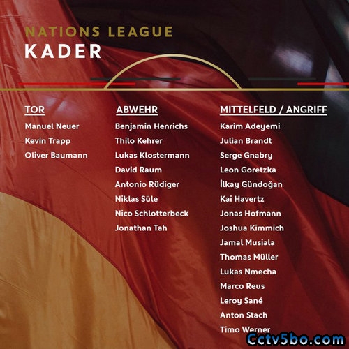 德国新一期大名单：拜仁8人入选