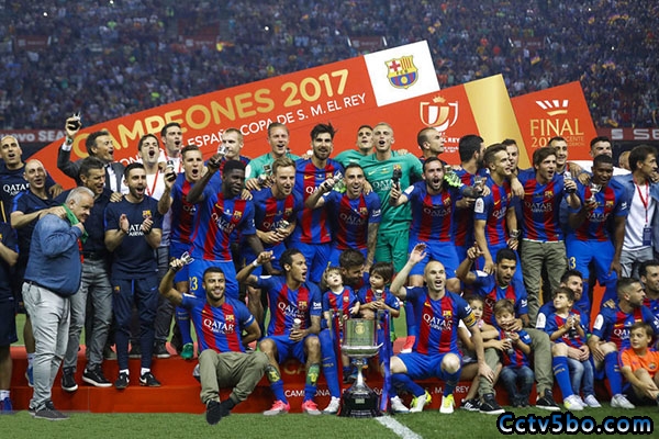 2017年国王杯决赛巴萨夺冠