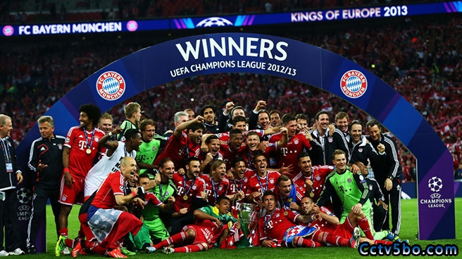 2013年欧冠决赛拜仁2-1多特夺冠