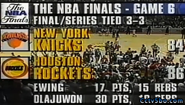 1994年NBA总决赛G6全场录像