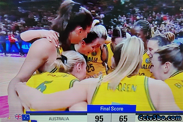 女篮世界杯季军赛 澳大利亚女篮  95 - 65  加拿大女篮