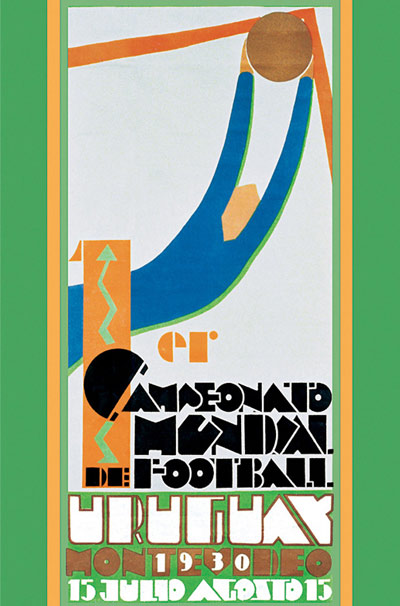 1930-乌拉圭世界杯海报