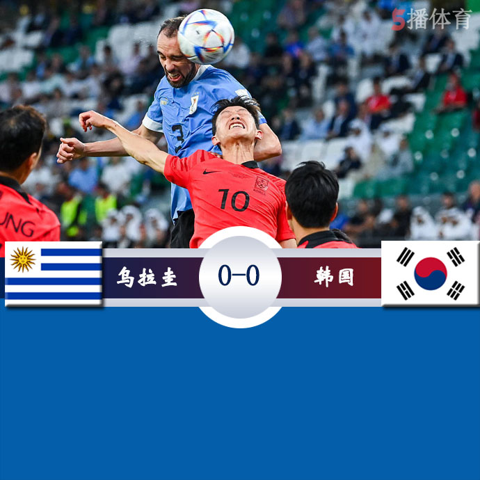 世界杯小组赛H组第1轮 乌拉圭  0 - 0  韩国
