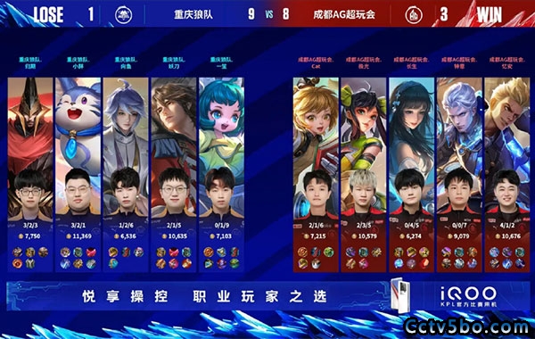 成都AG超玩会 3-1 狼队