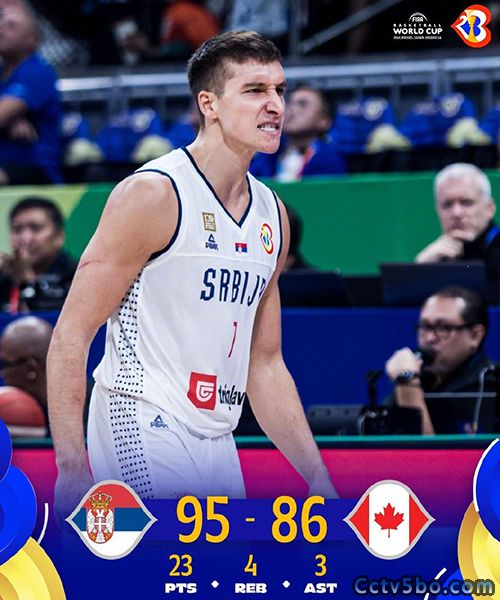 塞尔维亚男篮  95 - 86  加拿大男篮