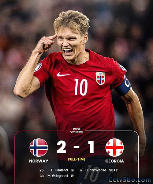 挪威  2 - 1  格鲁吉亚