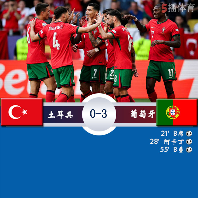 土耳其  0 - 3  葡萄牙