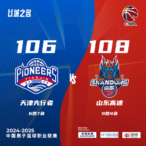 天津  106 - 108  山东