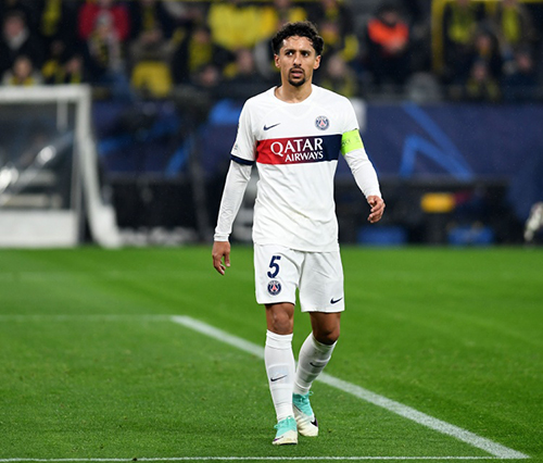 队报:马尔基尼奥斯巴黎防线支柱,心系巴西<a href=/zuqiu/shijiebei/ target=_blank class=infotextkey>世界杯</a>壮志