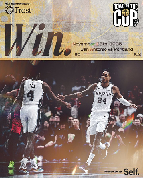 开拓者不敌马刺，杨瀚森1篮板，福克斯37+6+8，阿夫迪亚37+6+8