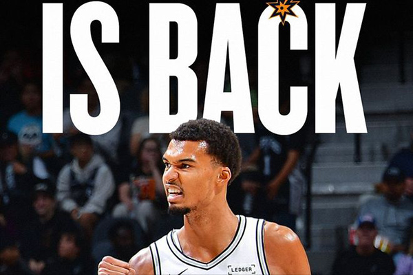 终结16连胜！文班亚马复出救主，马刺逆转雷霆晋级NBA杯决赛